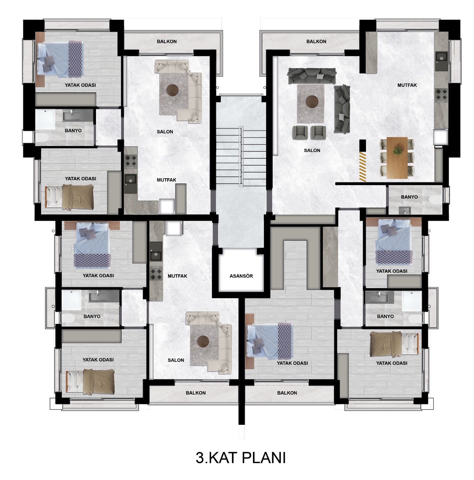 <i class='fa fa-bed text-success'></i> 2+1 <i class='fa fa-align-justify text-success'></i> 85M2 <i class='fa fa-home text-success'></i> 