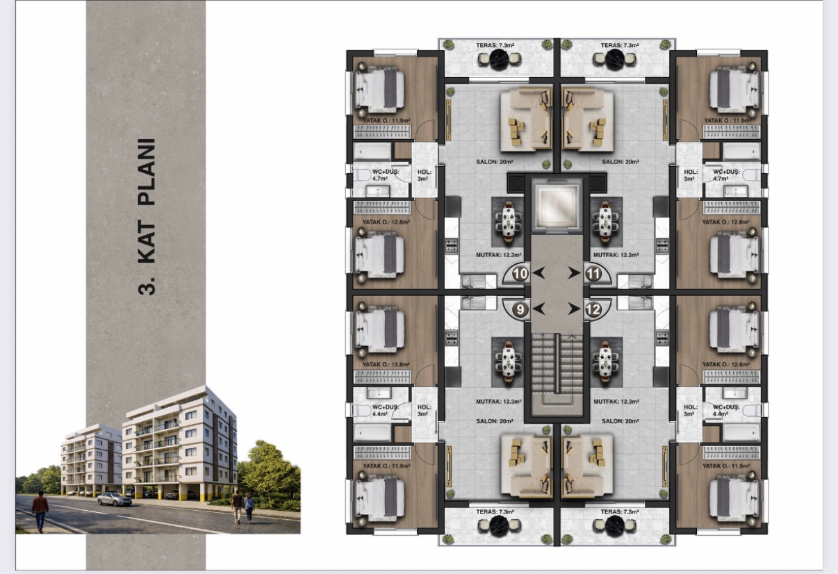 <i class='fa fa-bed text-success'></i>  <i class='fa fa-align-justify text-success'></i> M2 <i class='fa fa-home text-success'></i> 